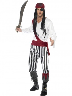 Kostým Pirát s pruhy