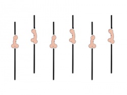 Brčka s penisem 6ks