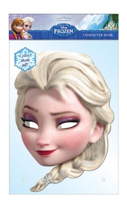 Papírová maska - Elsa Frozen