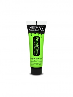 UV barva na tělo - zelená (10ml)